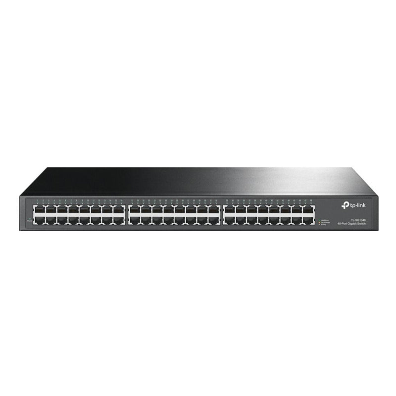 48-port Gigabit Rackmount Switch 48 10/100/1000M RJ45 ports 1U 19 steel case