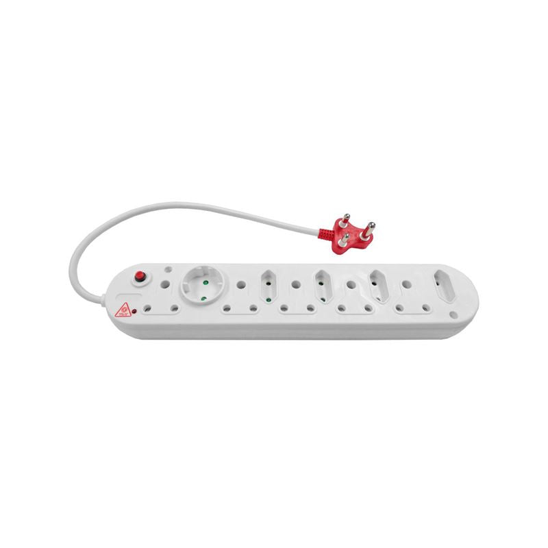 Surged Multi Plug 5x16A 5x5A 0.5m Cord