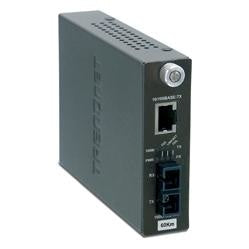 TRENDnet 10/100Base-TX to 100Base-FX Single Mode SC Fiber Converter