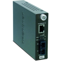 TRENDnet 10/100Base-TX to 100Base-FX Single Mode SC Fiber Converter