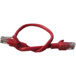 Switchcom Distribution 0.25m UTP Cat6 Red Flylead