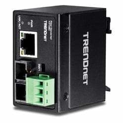 TRENDnet Hardened Industrial 100Base-FX Multi-Mode SC Fiber Converter